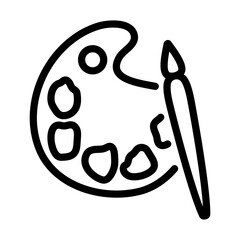 Icon Of School Palette