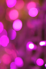 Bokeh from LED decorative light