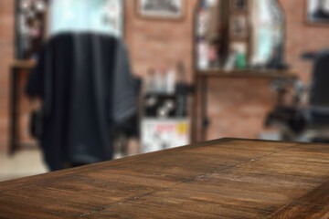 Desk of free space and home interior 