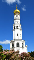Obraz premium Ivan Great Bell-Tower was constructed of brick and white stone in 1505-1508 by Italian architect Bon Friazin. Summer