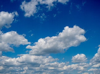 Fototapeta na wymiar summer cloudy sky, blue sky, clouds.
