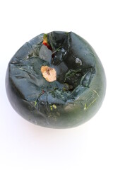 Wassermelone verdorben. Melone faul.