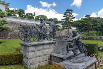 二本松市 二本松城 二本松少年隊群像