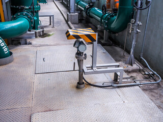 Level transmitter by guided wave type was installed in power plant for monitor and control level pit.