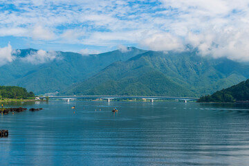 Tourist development at Lake Kawaguchi