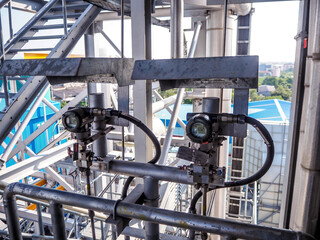 Pressure transmitter for apply  in industry zone at Combined-Cycle Co-Generation Power Plant.