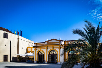 Obraz premium メルク寺院付近の情景