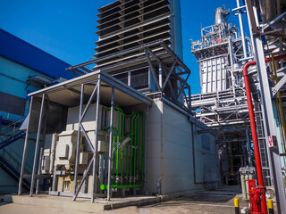 Generator of gas turbine systems in combine cycle recover power plant.