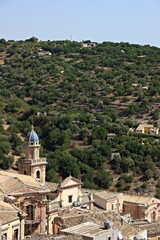 Fototapeta na wymiar Italy, Sicily: View of Ragusa.