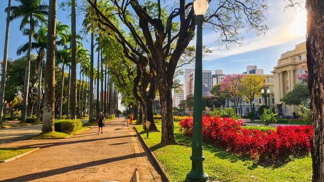 Pra&ccedil;a da Liberdade em Belo Horizonte, MG.