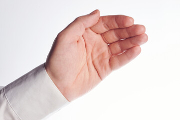 Open hand palm