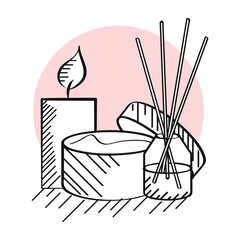 spa aromatherapy candle