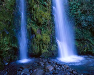 new zealand, north island, mt.taranaki, national park, dawson falls, mount taranaki national park, rocks, creek, waterfalls, water, flow, nature, freshness, purity, waterfall, sight, 