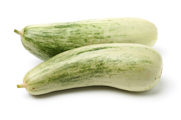 Muskmelon (yangjiaomitianguo) on white background