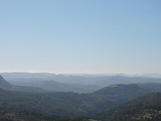 Landscapes of Brazil hills and forests
