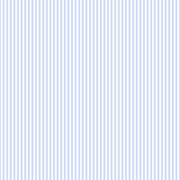 Seamless pinstripe pattern.  Thin vertical white and light blue stripes.