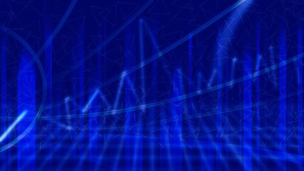 Business financial diagram on contemporary business center exterior 2022 background.
