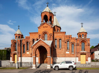 Armenian Church of Surb Grigor Lusavorich (Church of St. Gregory the Illuminator). Vladikavkaz, North Ossetia, Russia