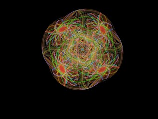 Imaginatory fractal background generated Image