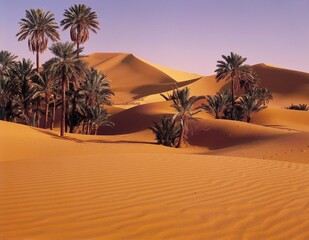 sahara, sand dunes, date palm, africa, north africa, desert, erg, dunes, sand, nature, vegetation, palm, heat, drought, dryness, oasis, landscape, plants, 