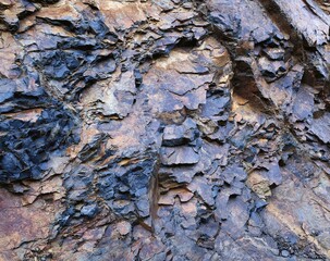 cliff, slate, wet, close-up, rock, structure, textured, geology, strata, quarry, slate quarry, background, 