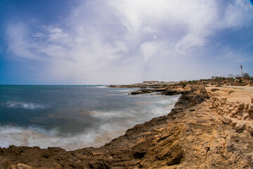 The Mediterranean Sea Tunisia Mahdia. Selective focus.