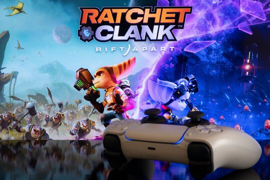 Ratchet and Clank, the new Playstation 5 exclusive game. 10th Jun, 2021, Sao Paulo, Brazil