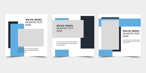 Modern promotion square web banner for social media. Suitable for social media post, story, flyer. Vector illustration.	
