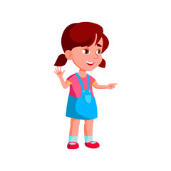 tease girl laughing from friend on playground cartoon vector. tease girl laughing from friend on playground character. isolated flat cartoon illustration