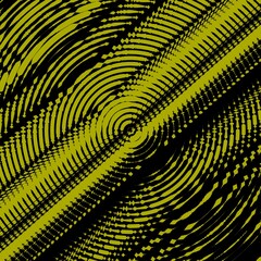 fine detail geometric patterns and designs in shades of grey with yellow gold black and white coloured diagonal stripes 