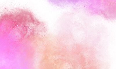 full color scribble texture. Abstract watercolor on white background. full color abstract watercolor background.