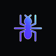 Ant blue gradient vector icon
