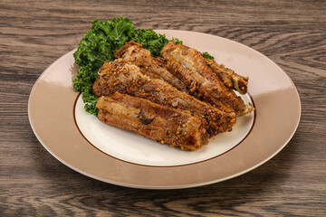 Stewed pork ribs with spices
