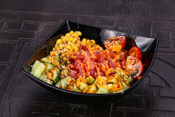 Hawaiian cuisine - Poke with tuna