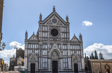 Fototapeta na wymiar Basilica di Santa Croce a Firenze