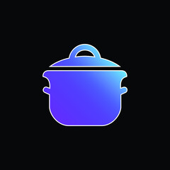 Big Pot blue gradient vector icon