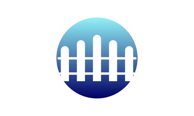 Fence simple vector icon
