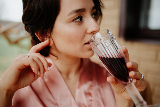woman eating chocolate