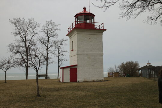 goderich lighthouse in ontario canada
