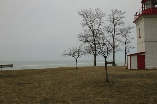 goderich lighthouse in ontario canada