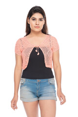 Young Indian woman lifestyle wearing casual wear