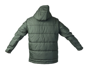 Men's    jacket in a hood isolated on a white background. Windbreaker jacket © vitalily_73