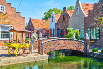 Dutch Village in Holland, Michigan - obrazy, fototapety, plakaty