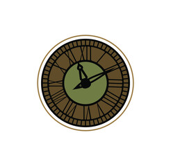 Classic clock design illustration vector eps format , suitable for your design needs, logo, illustration, animation, etc.
