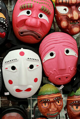 Korean mask .Tal and Talchum, " Hahoe masks " ,Korean Traditional Masks