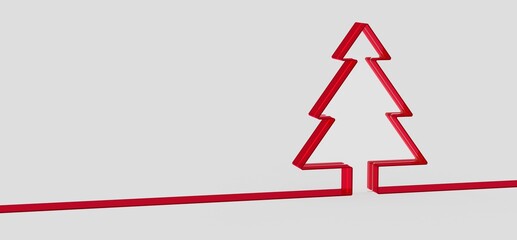 winter merry christmas card modern 3d minimal beautiful