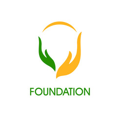 Foundation logo design illustration vector eps format , suitable for your design needs, logo, illustration, animation, etc.