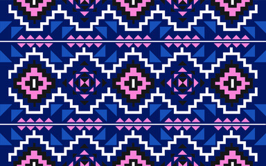 Geometric ethnic oriental seamless pattern Design for background