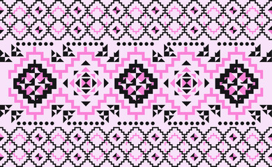 Geometric ethnic oriental seamless pattern Design for background