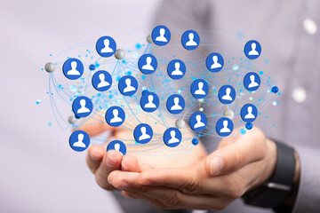 Unity group and teamwork concept digital